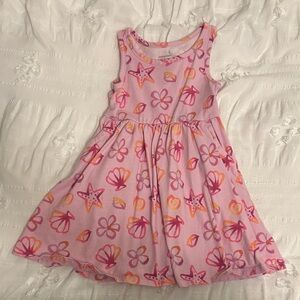 Jumping Beans Pink Seashell Pattern Dress